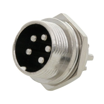 5PIN CB mikrofono lizdas korpusui-Pagrindinis