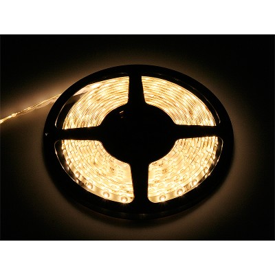 LED juosta 24V b.warm 3528 5m/300wod+DC-LED juostelės