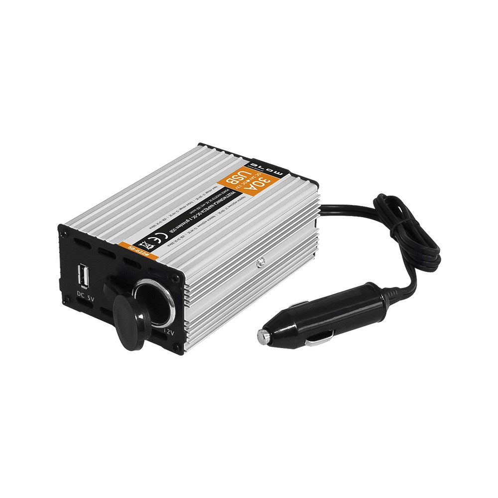 24V/12V 30A keitiklis su USB lizdu-Pagrindinis