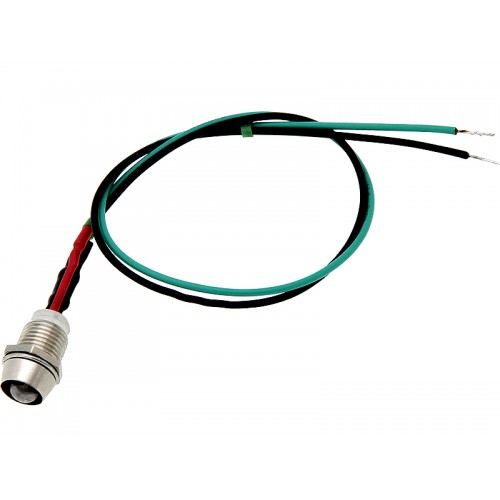 LED 5 mm (ŽALIA 12V) lemputė su laidu-Pagrindinis
