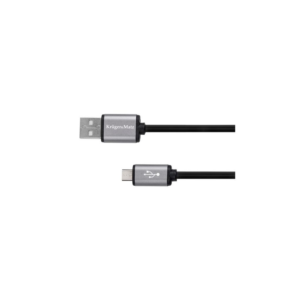 KRUGER & MATZ KM1235 USB - micro USB 1 m-Duomenų ir įkrovimo KRUGER & MATZ KM1235 USB - micro USB 1 m-Duomenų ir įkrovimo