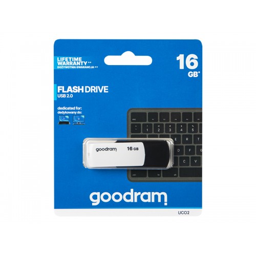 ATMINTINĖ 16GB GOODRAM UCO2 USB2.0-USB atmintukai