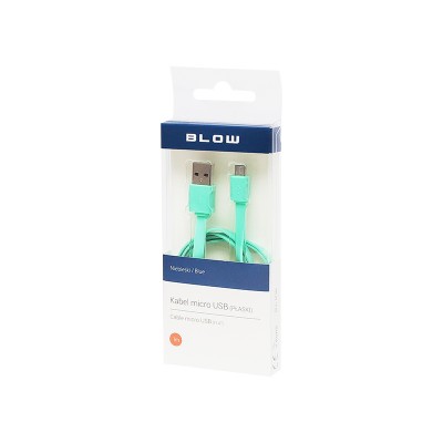 USB jungtis A - "micro B" 1,0 m mėlyna-Pagrindinis