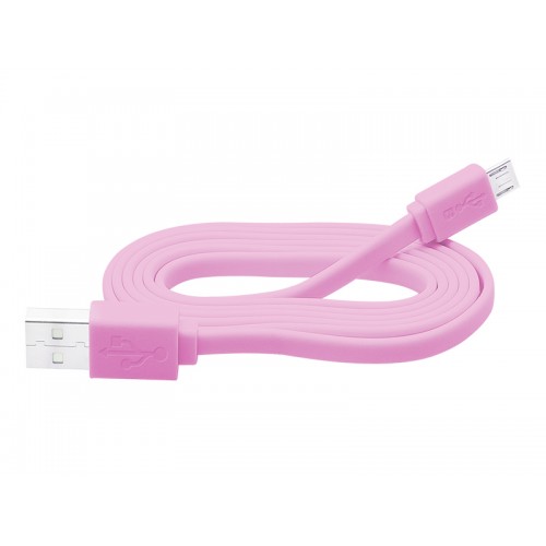 USB jungtis A - "micro B" 1,0 m rožinės spalvos-Pagrindinis