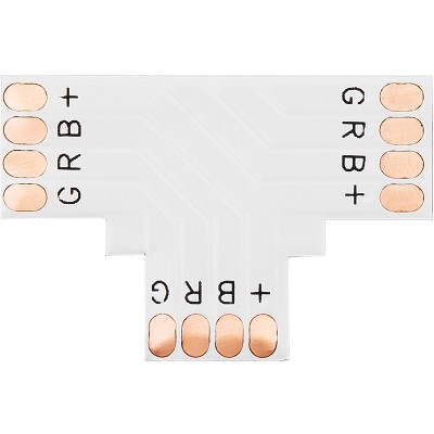 Jungtis "T" tipo 10 mm RGB LED juostelėms-Pagrindinis