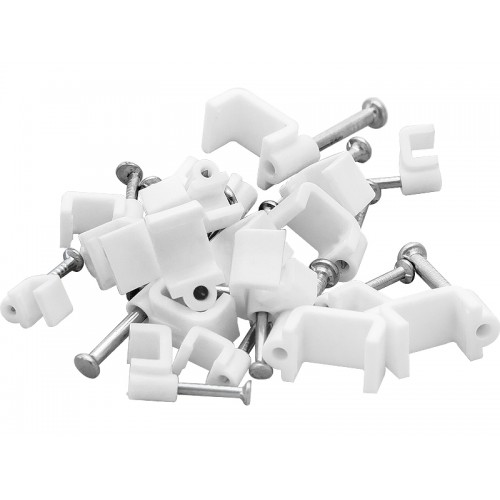 Kabelio rankena 8/5 mm balta plokščia-Pagrindinis