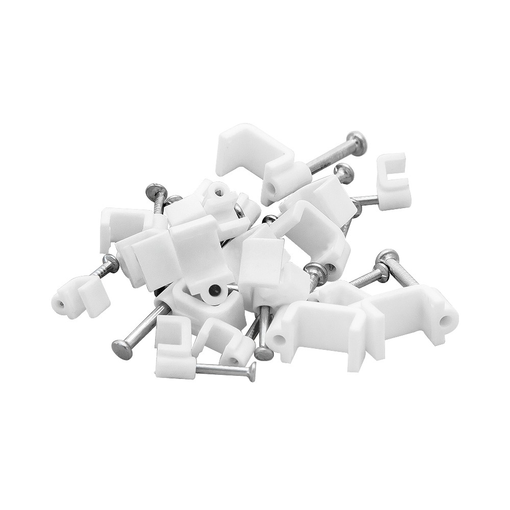 Kabelio rankena 8/5 mm balta plokščia-Pagrindinis