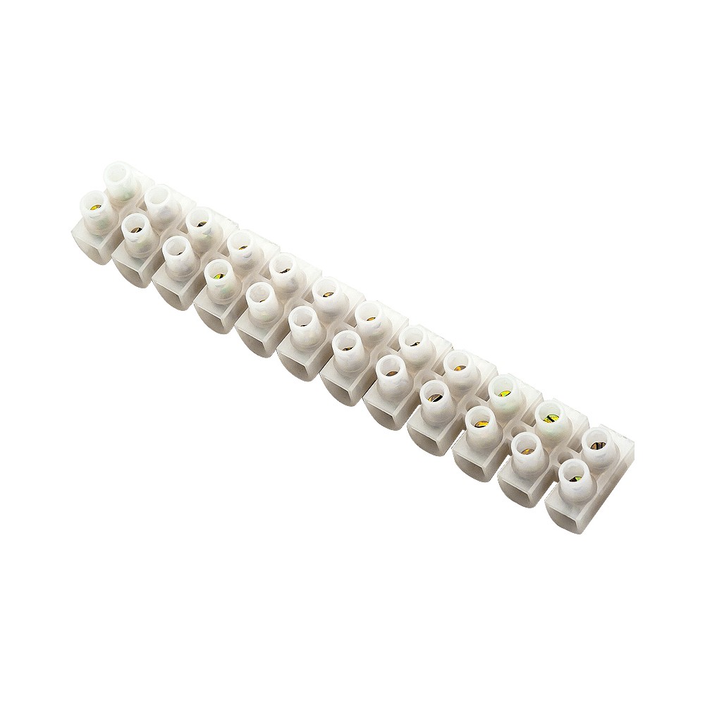 Terminalas 12 laukų r 10mm2 baltas-Pagrindinis