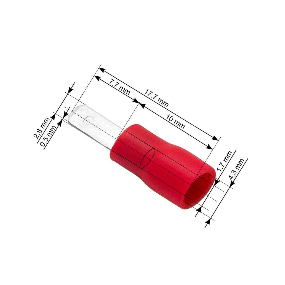 Izoliuota plokščia išorinė jungtis 2,8/0,5-Pagrindinis Izoliuota plokščia išorinė jungtis 2,8/0,5-Pagrindinis