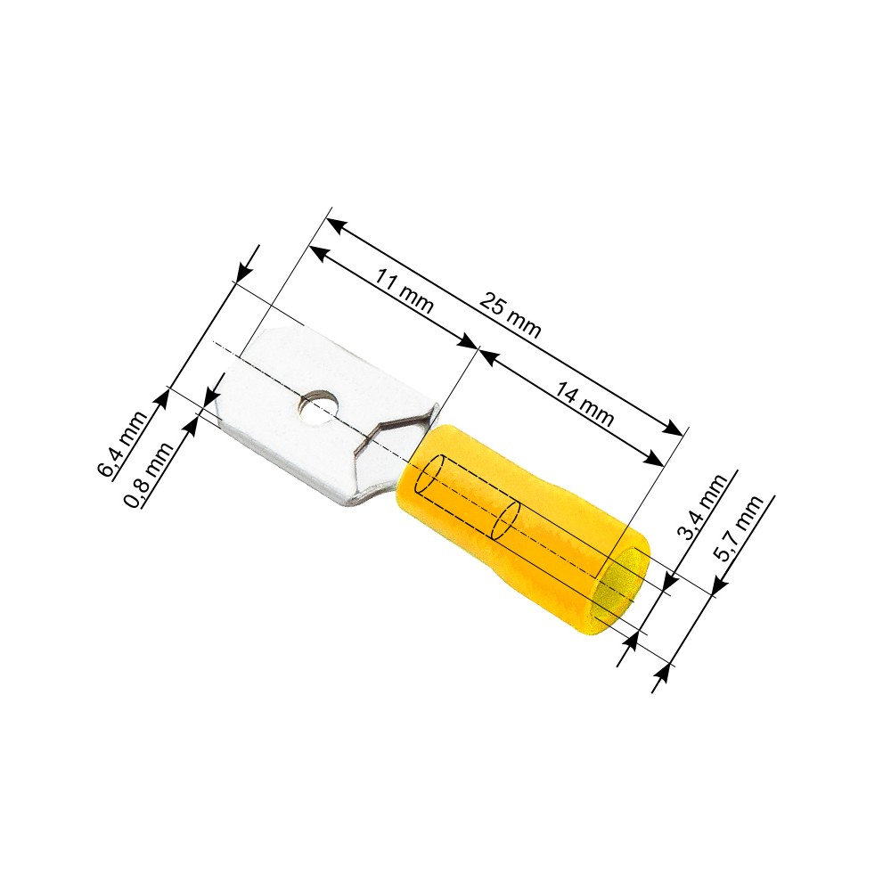Izoliuota plokščia išorinė jungtis 6.3/0.8-Pagrindinis Izoliuota plokščia išorinė jungtis 6.3/0.8-Pagrindinis