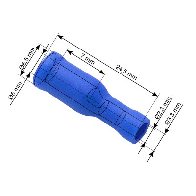 Izoliuota kištukinė jungtis 5,0/24,5 mm-Pagrindinis