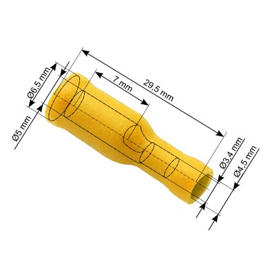 Izoliuota kištukinė jungtis 5,0/24,5 mm-Pagrindinis