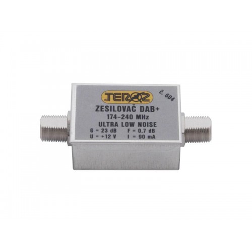 Antenos stiprintuvas Teroz 604X, mažo triukšmo, DAB, G23dB