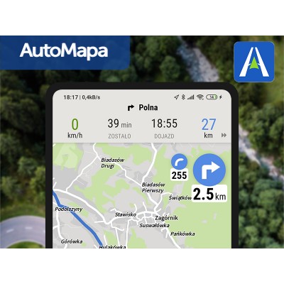 "AutoMapa EU". renew.inactive.lic. 1 metai-Pagrindinis