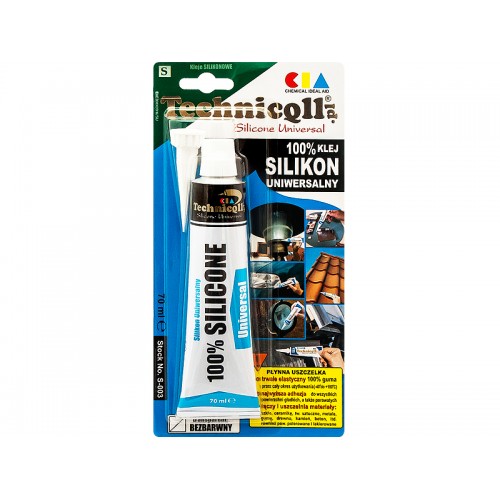 Universalus silikonas 70ml bespalvis-Pagrindinis