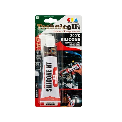 Aukštos temperatūros silikonas 70 ml raudonos