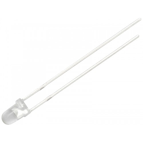 3 mm LED diodas ( 12 V baltas skaidrus )-Pagrindinis