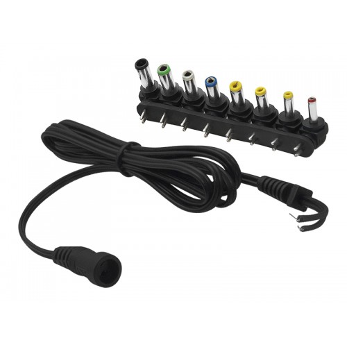 Nuolatinės srovės jungčių rinkinys 8 vnt. su kabeliu-Pagrindinis