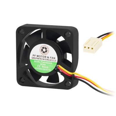 Ventiliatorius 40x10mm 24V slydimo. 3-kabelis.-Ventiliatoriai