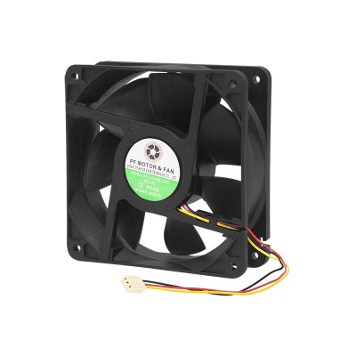 120x38 mm 12V slydimo ventiliatorius. 3-kabelis.-Ventiliatoriai
