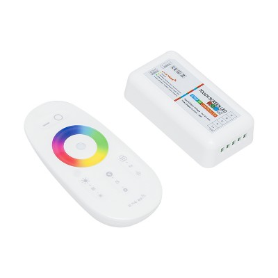 RGB+W 120W valdiklis su RF+tamsinimo nuotolinio valdymo