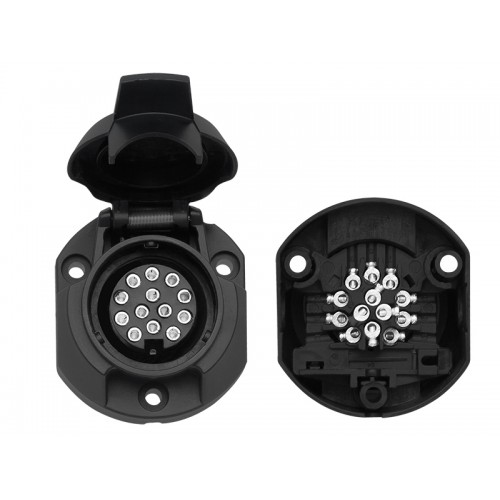 Plastikinis karavano lizdas 13 kontaktų-Pagrindinis Plastikinis karavano lizdas 13 kontaktų-Pagrindinis