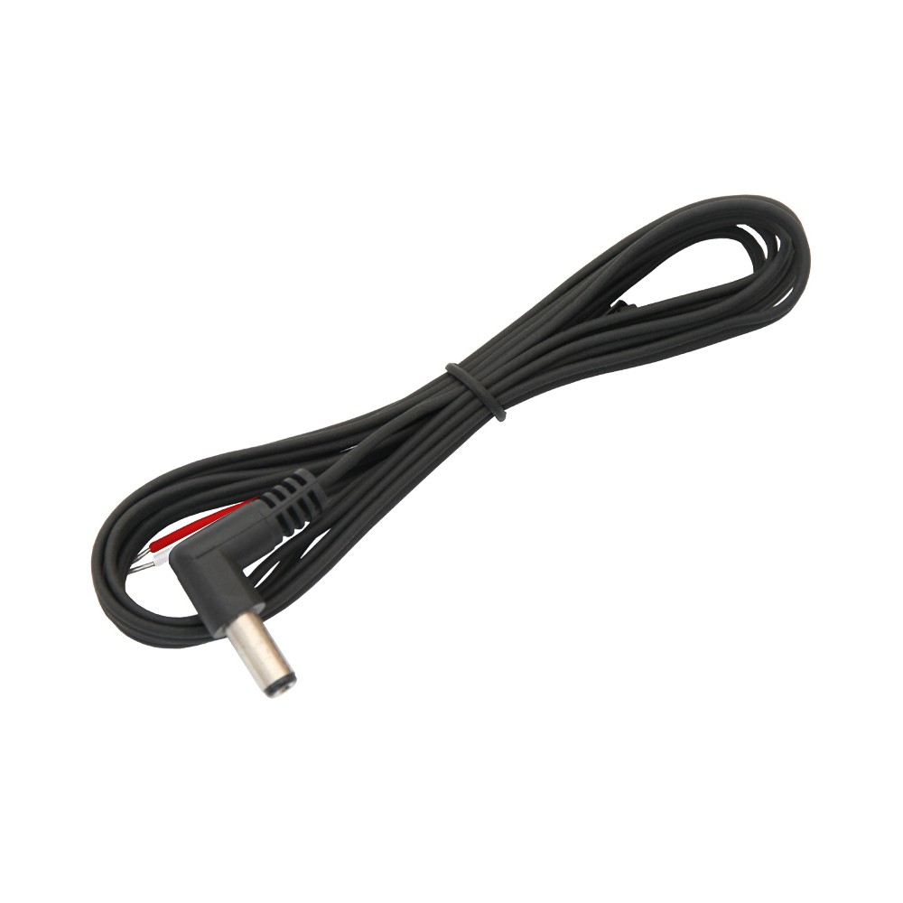 DC 2,5/5,5 jungtis su 1,8 m kampiniu kabeliu-Pagrindinis DC 2,5/5,5 jungtis su 1,8 m kampiniu kabeliu-Pagrindinis