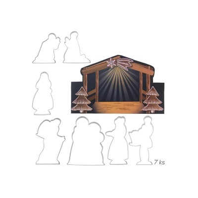 Slapukų pjaustytuvų rinkinys "Nativity" ORION Betliejus-Kepimo
