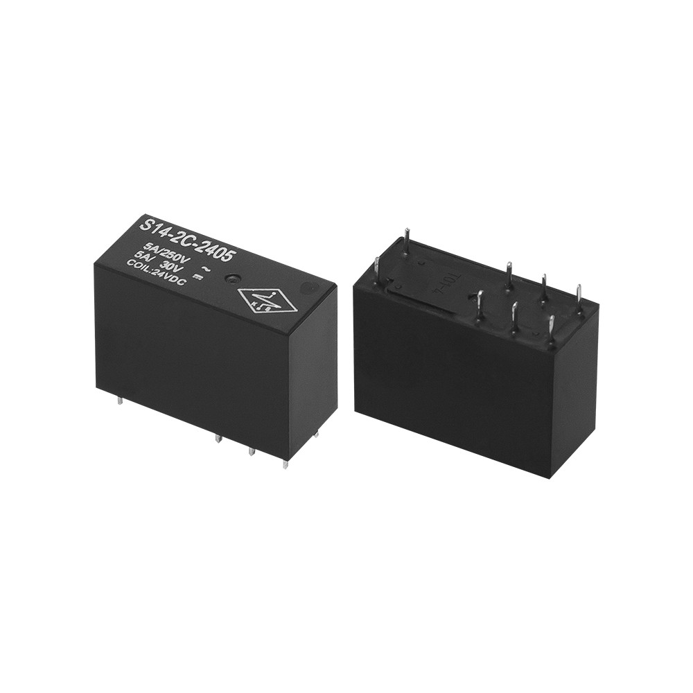 Relė S14-2C-2405 5A 24V-Relės