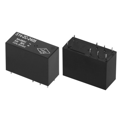 Relė S14-2C-2405 5A 24V-Relės