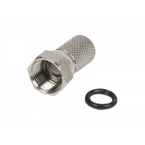 SAT "F" jungtis RG6/6,8 mm/20 mm su tarpine-Pagrindinis
