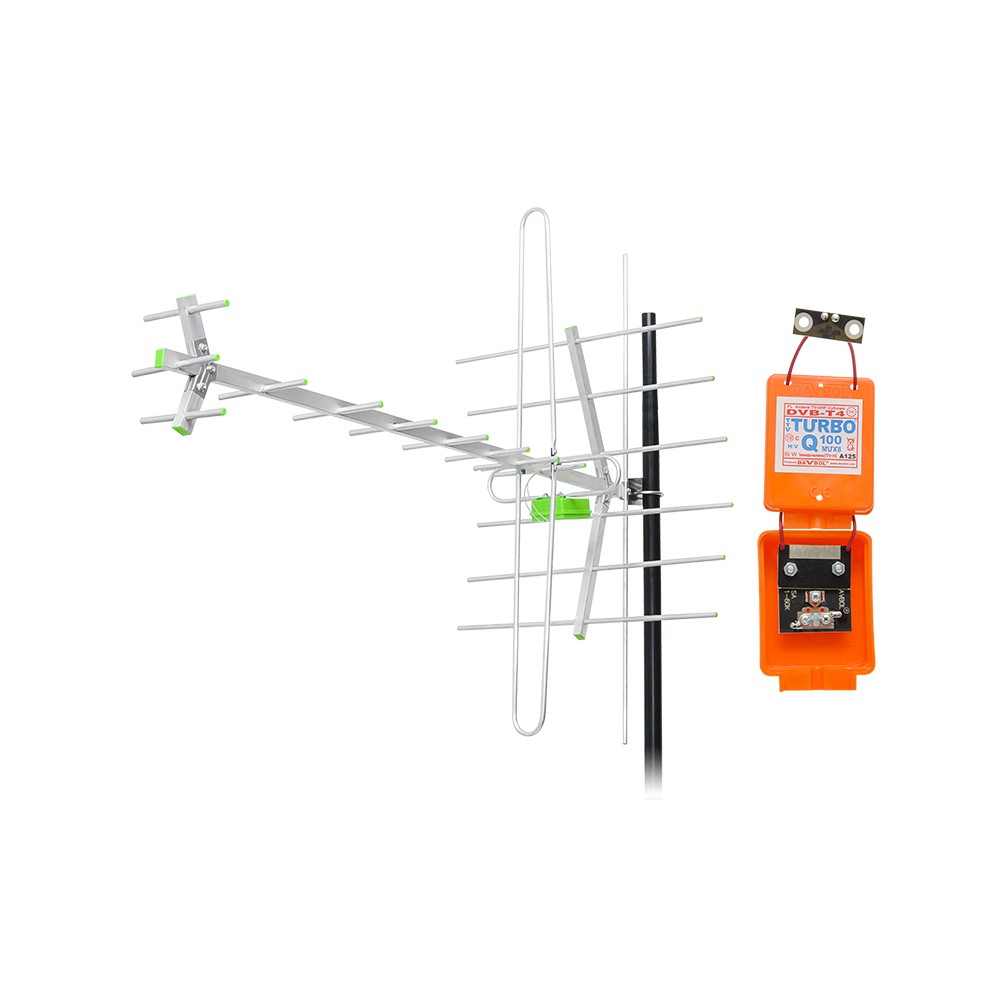 Kryptinė TV antena DVB-T MUX1238-Pagrindinis