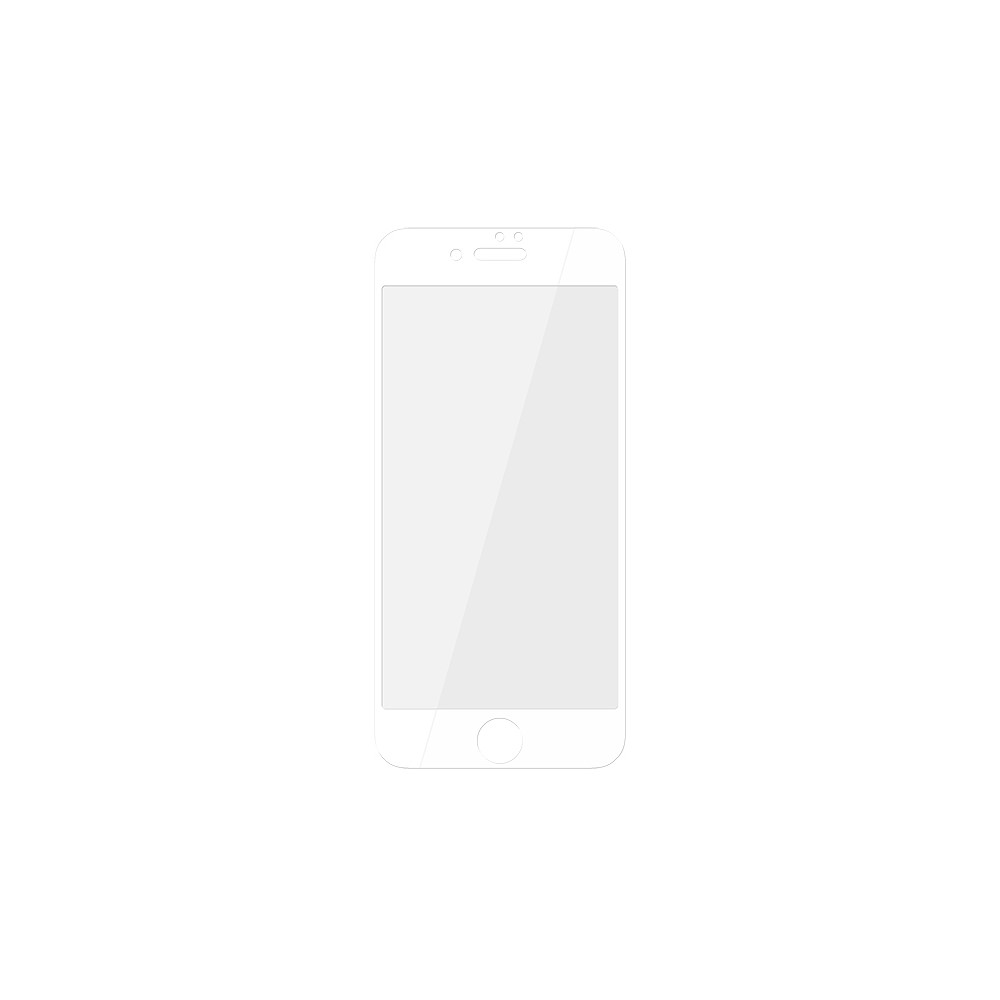 3D grūdintas stiklas "iPhone 7" 5,5", baltas-Pagrindinis