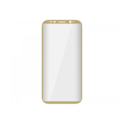 3D grūdintas stiklas "Samsung S8 Plus" auksinis-Pagrindinis