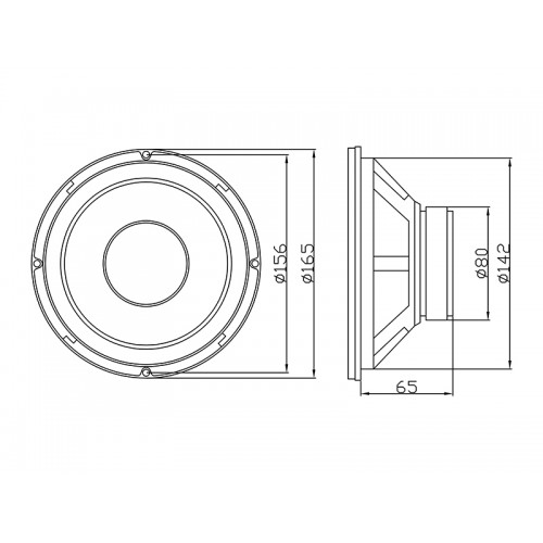 Garsiakalbis BLOW B-165 8Ohm-Pagrindinis