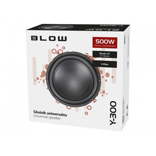 Garsiakalbis BLOW Y-300 4Ohm-Pagrindinis