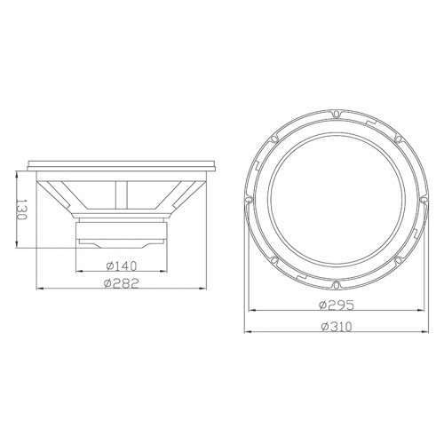 Garsiakalbis BLOW Y-300 4Ohm-Pagrindinis