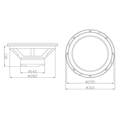 Garsiakalbis BLOW Y-300 4Ohm-Pagrindinis
