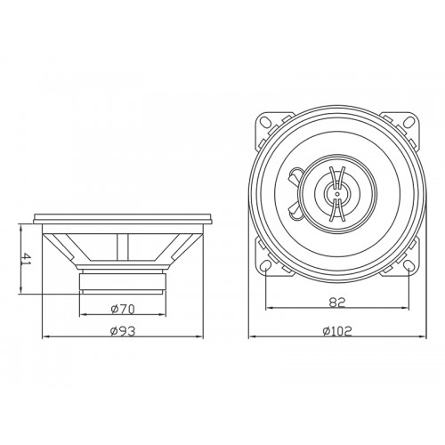 Garsiakalbis BLOW S-100 4Ohm-Pagrindinis