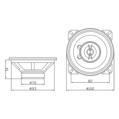 Garsiakalbis BLOW S-100 4Ohm-Pagrindinis