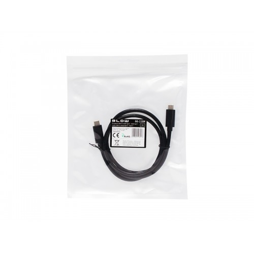 USB jungtis-C - USB-C 3.1 1,0 m juodos spalvos-Pagrindinis