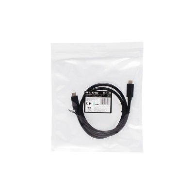 USB jungtis-C - USB-C 3.1 1,0 m juodos spalvos-Pagrindinis