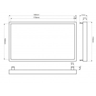 2DIN plastikinis automobilinis adapteris-Pagrindinis