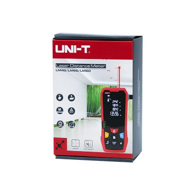 Lazerinis matuoklis LM50 UNI-T lazerinis tolimatis-Atstumo