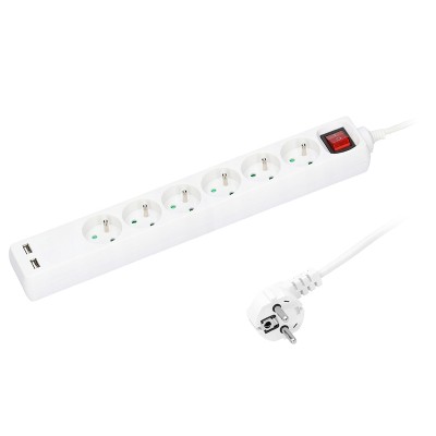 Pailginimo kabelis PS-670WS+USB 1,5 m/6Guw-Pagrindinis
