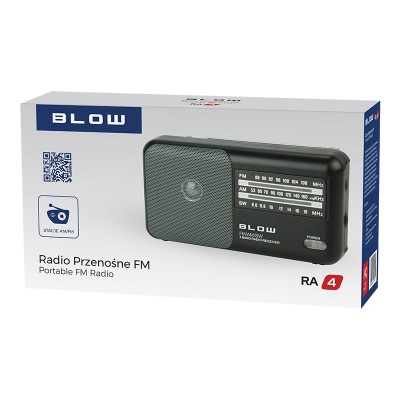 Mobilusis analoginis AM/FM radijas BLOW RA4-Pagrindinis