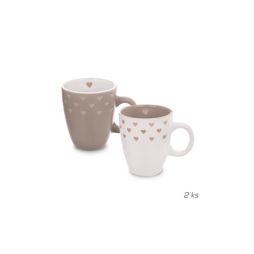 Puodelių rinkinys ORION Love Me Heart 0,14l-Puodeliai suvenyrai