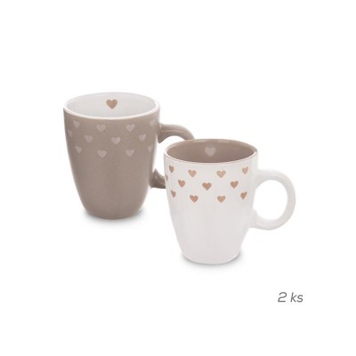 Puodelių rinkinys ORION Love Me Heart 0,14l-Puodeliai suvenyrai