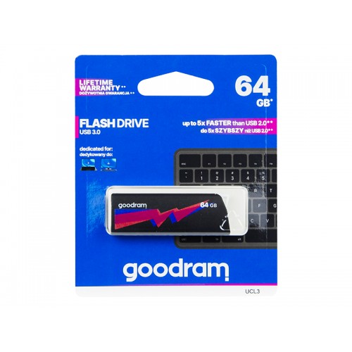 ATMINTINĖ 64GB GOODRAM UCL3 USB3.0-USB atmintukai