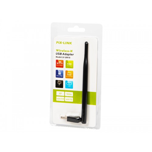 150Mbps "WiFi" USB adapteris + antena-Pagrindinis